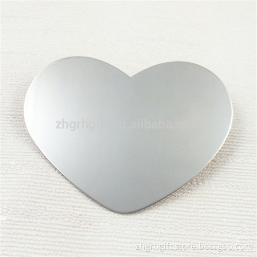 Decorated personalized cheap small metal cosmetic mirror